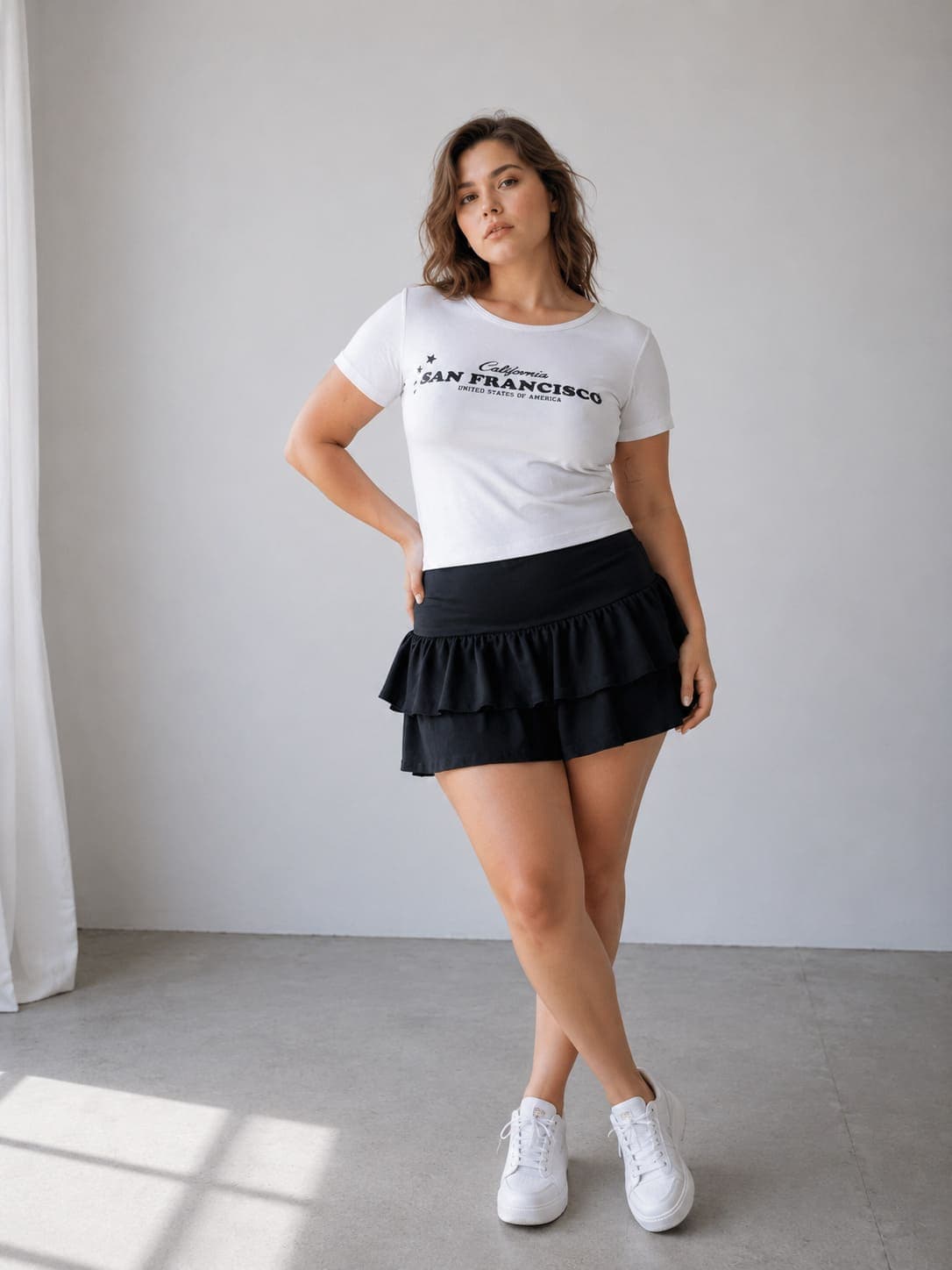 Remera estampada San Francisco blanca