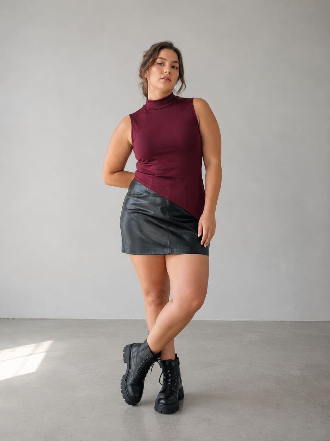 TOP POLERA IRREGULAR